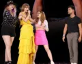 Taylor Swift shocked fans during her concert in Los Angeles on Saturday night when she brought out her ex-boyfriend Taylor Lautner as a surprise guest