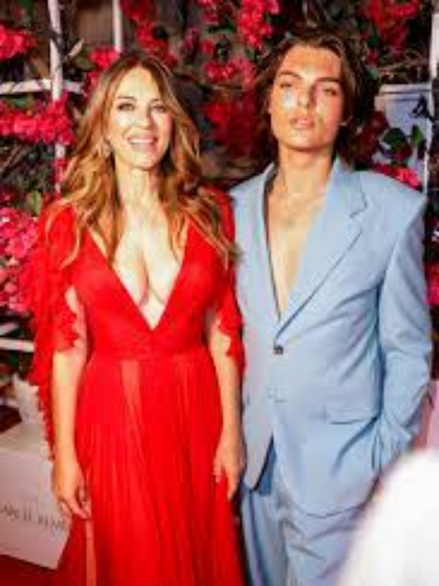 Elizabeth Hurley and Damian shares sparkling red carpet moments!